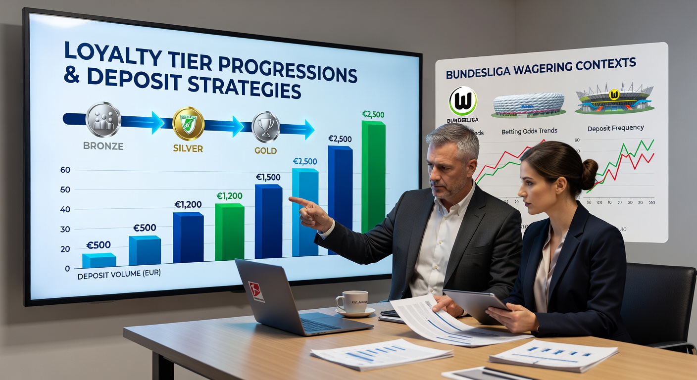 Visualisierung der Treuestufen-Progressionen in deutschen Wettplattformen für Bundesliga-Märkte