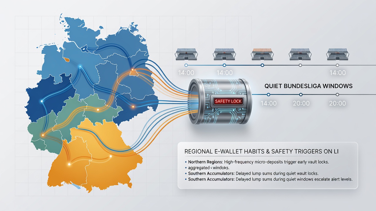 Analyse regionaler E-Wallet-Muster und Sicherheitsauslöser bei stillen Bundesliga-Spielzeiten