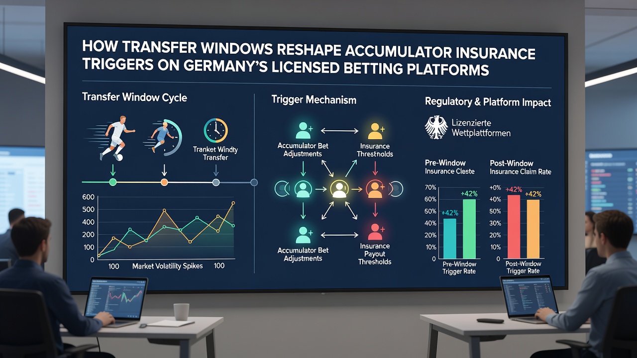 Darstellung der Auswirkungen von Transferfenstern auf Versicherungstrigger in deutschen Wettmärkten