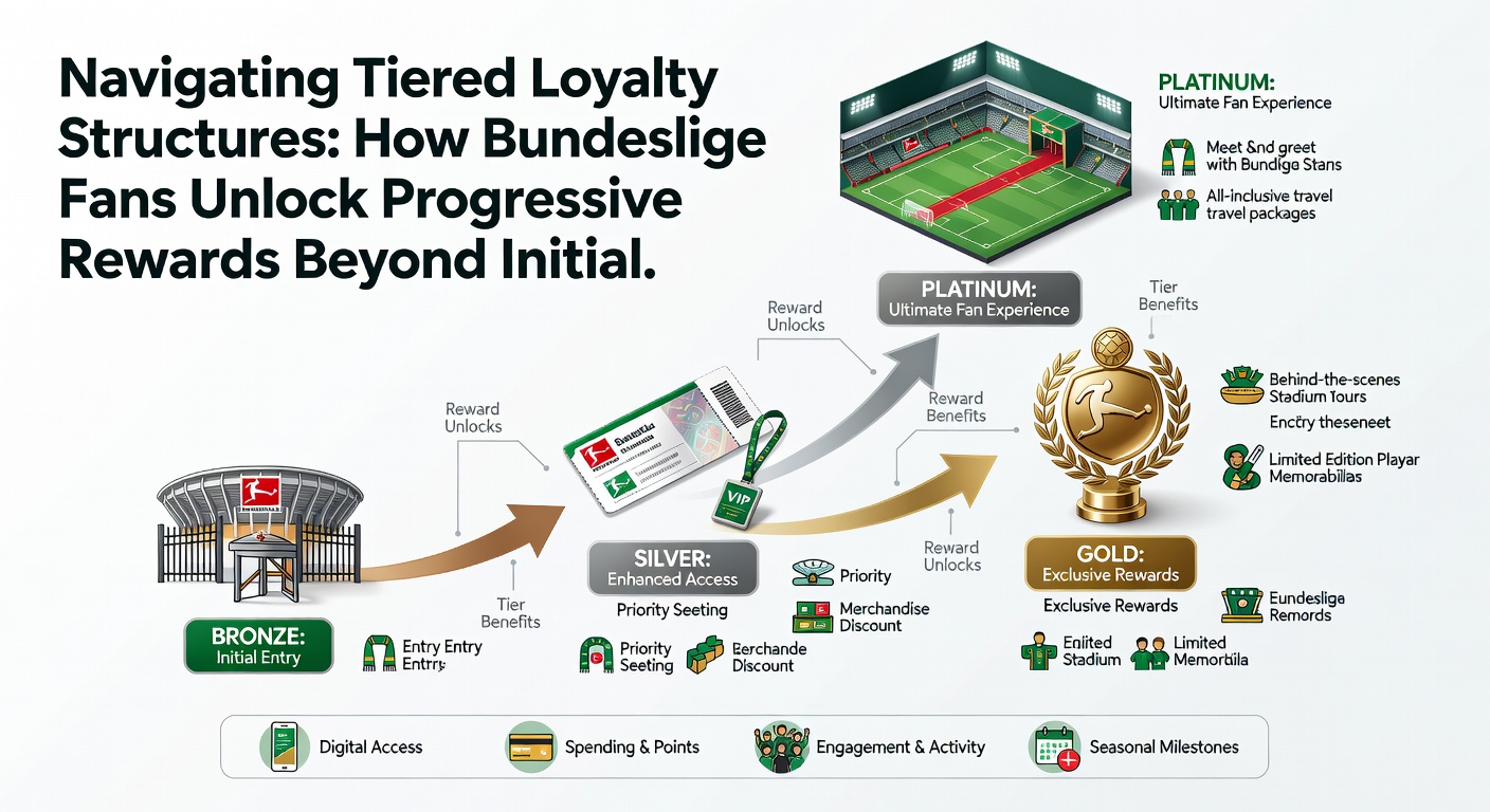 Progressive Belohnungen und Treuelevels für Bundesliga-Wetten
